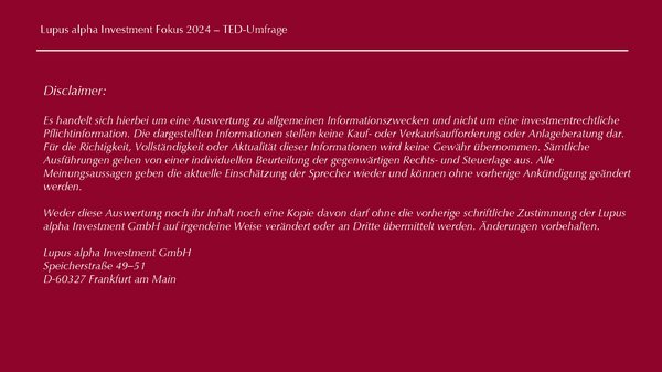 TED Results - Lupus alpha Investment Fokus 2024 Seite 13 Abbildung